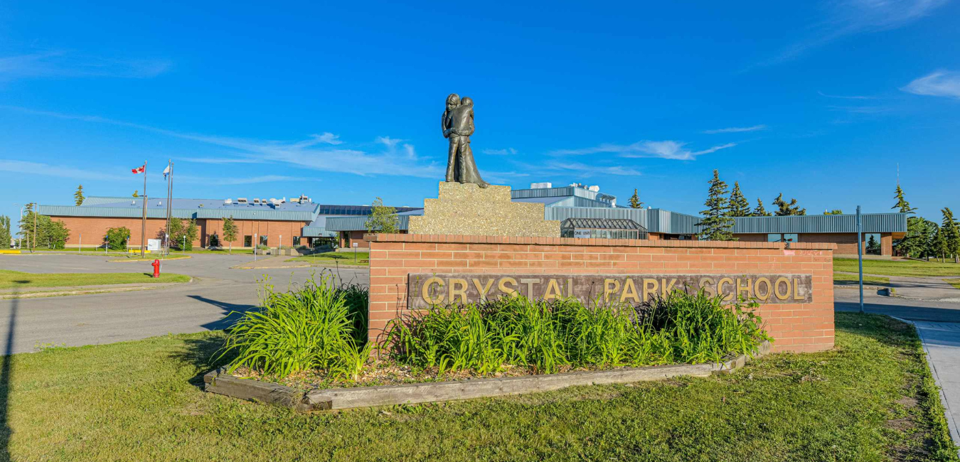 Crystal Park School Statue